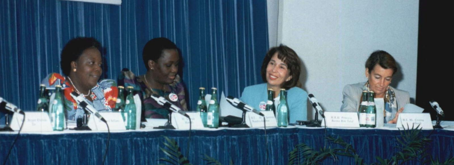 Meeting at the United Nations Fourth World Conference on Women held in Beijing, China - 1995
