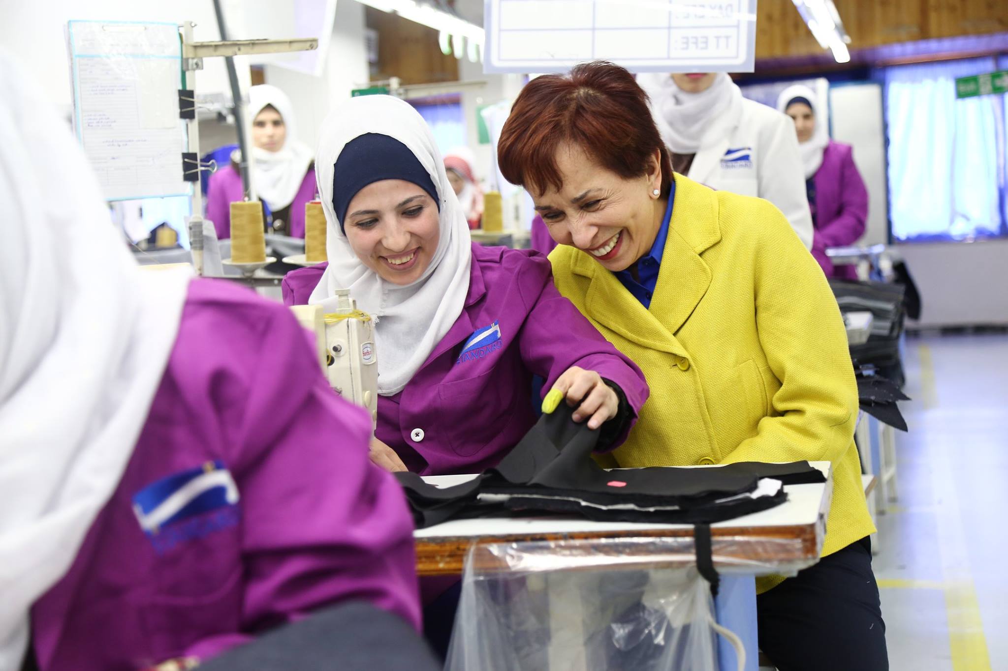 A visit to the Classic Fashion garment factory, Ajloun - 2017