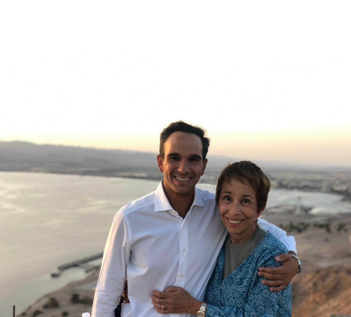 With my son Saad