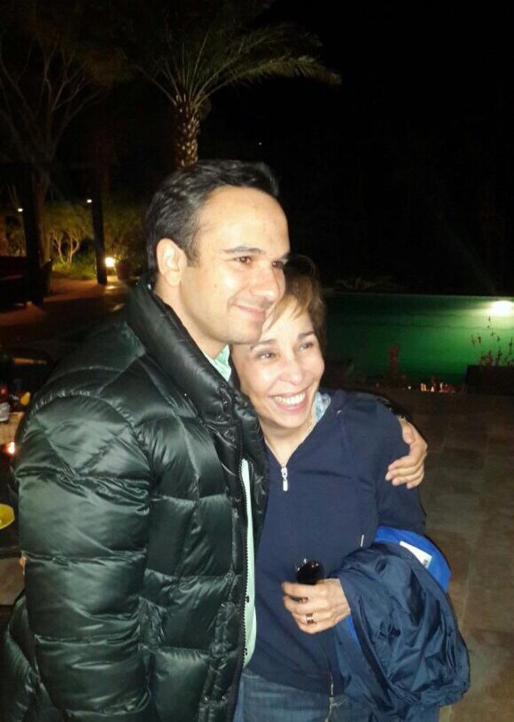 With my son Saad
