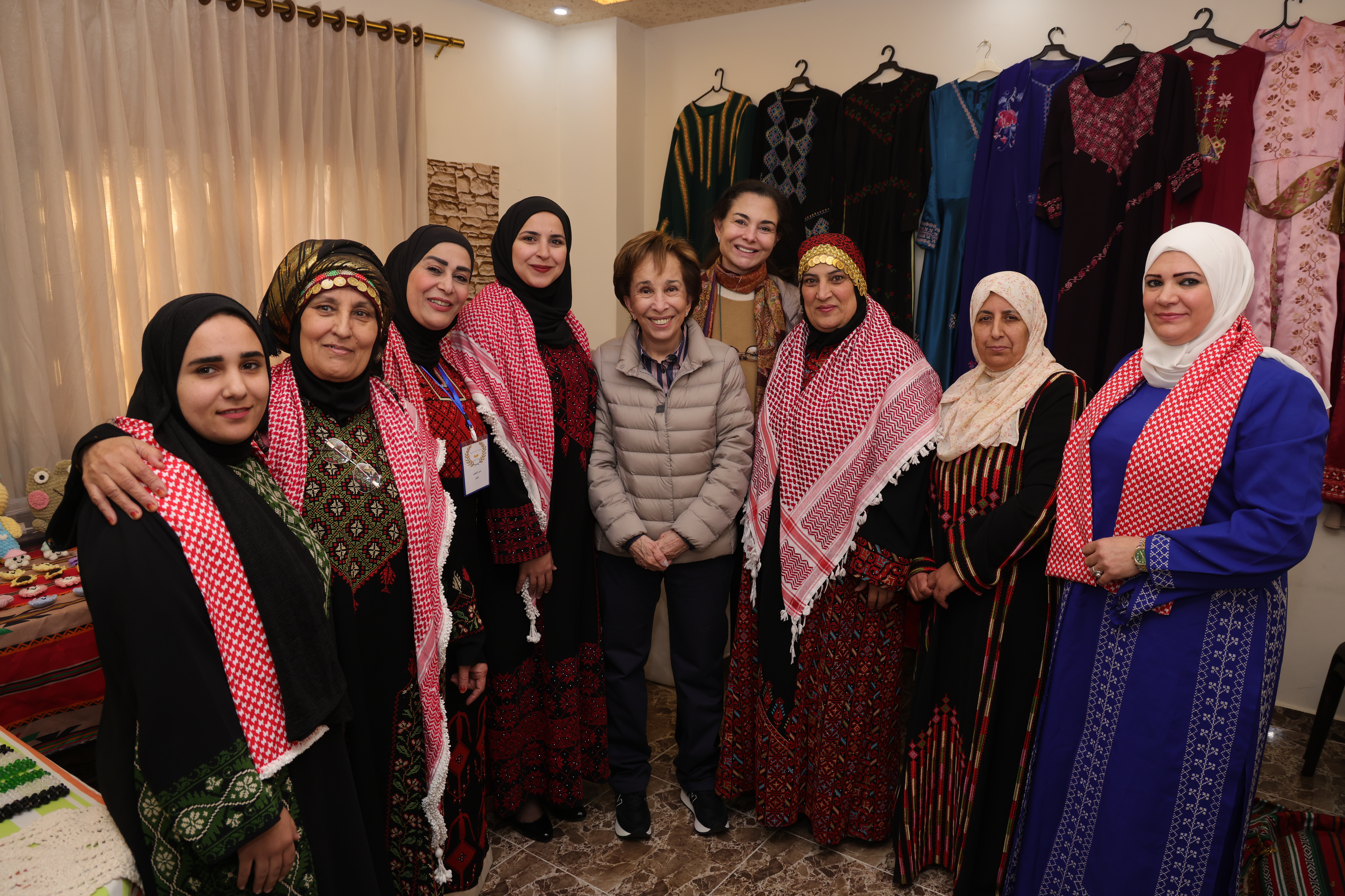 With women at Dar Al-Nubala Charity Association, Irbid - 2025