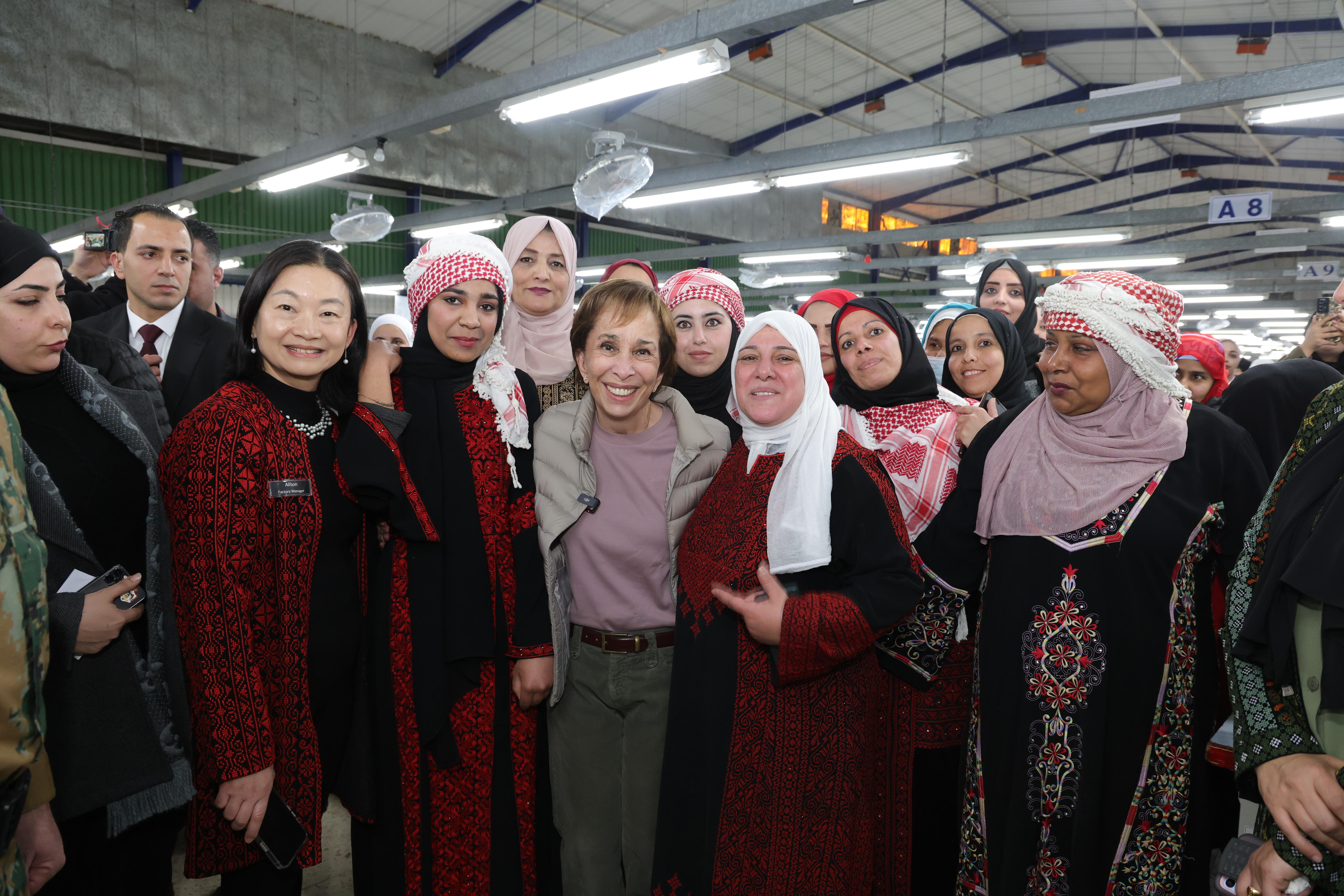 With Women from the Taiwanese Rich Pine garment factory in the Cyber City Industrial Zone - 2025
